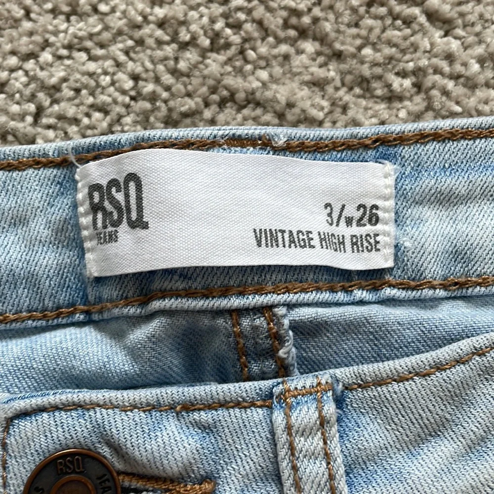RSQ High Rise Jean Short - Picture 3 of 3